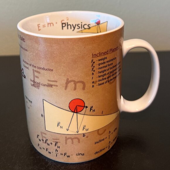 Könitz PHYSICS Knowledge Porcelain Mug ~ Science ~ Engineer - Picture 1 of 10